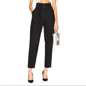 A.L.C. Cotton Trousers - Cinched Waist with Adjustable Belt - Size 4